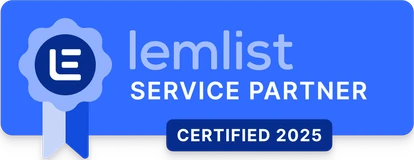 lemlist Service Partner Certified 2025