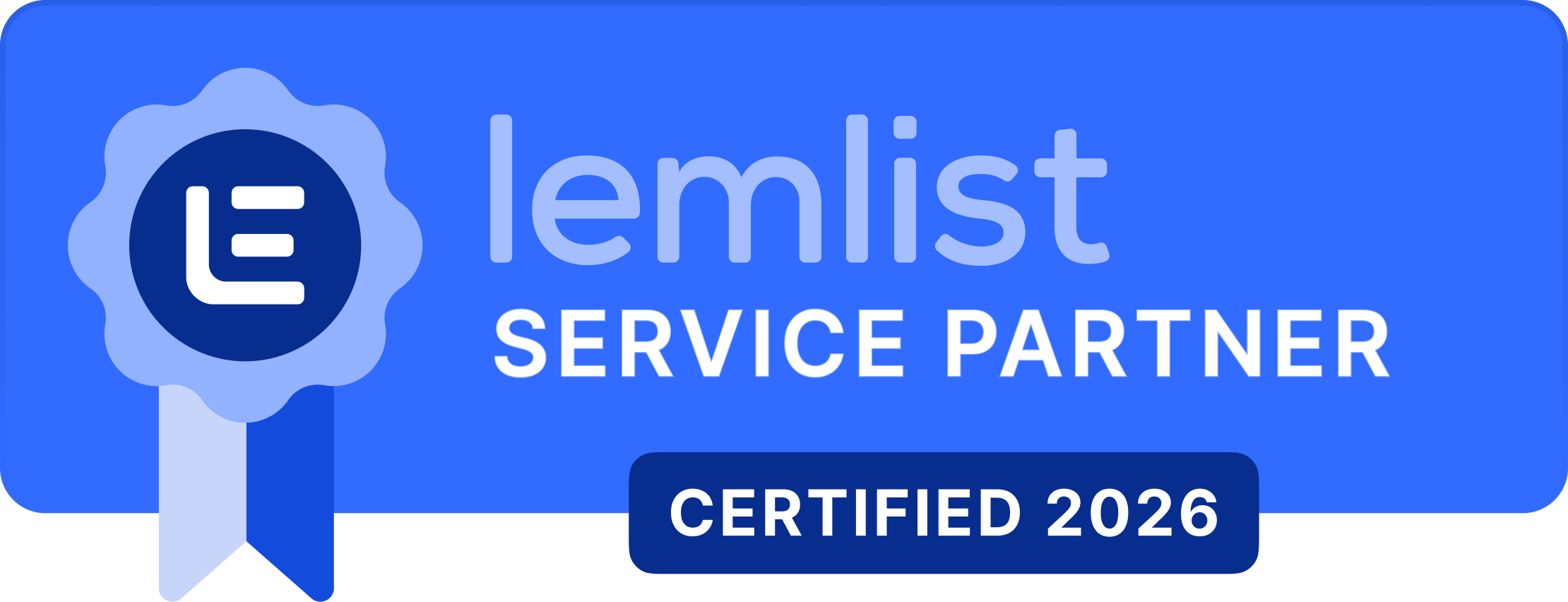 lemlist Service Partner Certified 2026